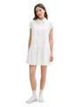 Mini-Blusenkleid mit Stickereien M Regular Fit - White