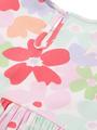 Mini-Kleid mit Eingriffstaschen 92/98 A-Linie - Big Multicolor Flower Print