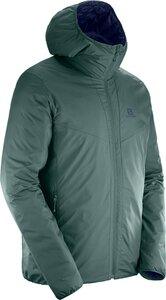 SALOMON Herren Skijacke DRIFTER LOFT HOODIE M XL in Grün