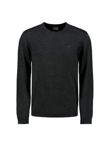 Pullover Crewneck 2 Coloured Melange Grau L