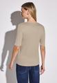 Basic Kurzarmshirt 38 - Coastal Beige