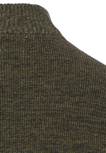 Stricktroyer aus Baumwollmix Grün XXL