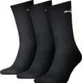 PUMA Herren Socken SPORT 3P 47-50 in Schwarz