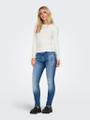ONLRILEY O-NECK L/S TOP JRS NOOS Weiß L