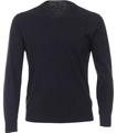 Pullover mit V-Ausschnitt uni 004430 L - Blau
