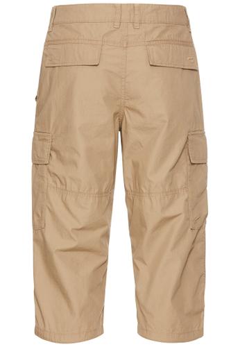 3/4 Cargo Shorts Regular Fit 40IN Regular Fit - Wood