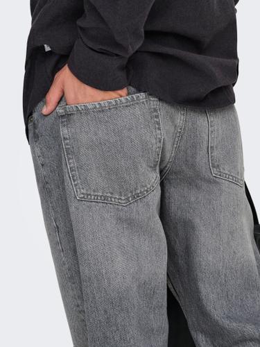 ONSEDGE STRAIGHT MG 8202 TAI DNM NOOS 32/32 Gerade geschnitten - Medium Grey Denim