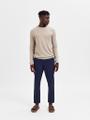 SLH172-SLIMTAPE BRODY LINEN PANT NOOS Blau S