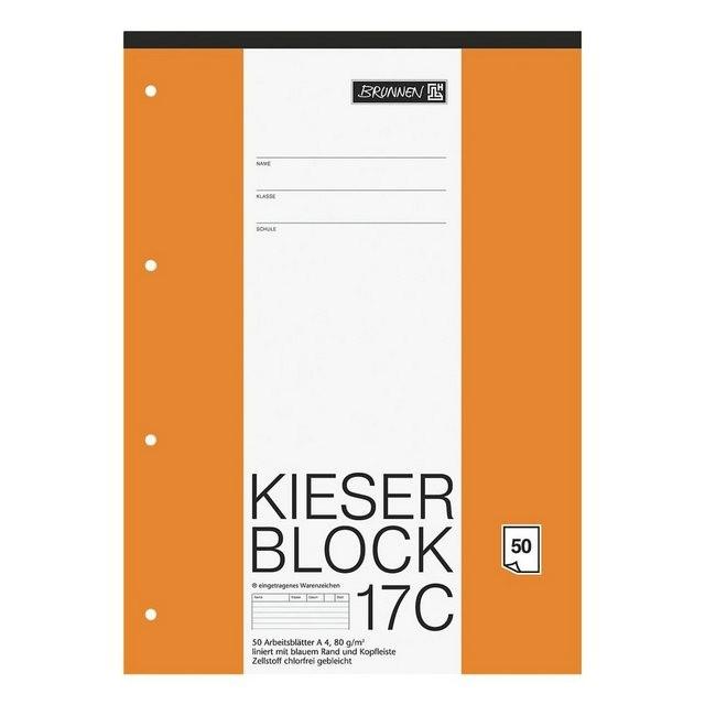 BRUNNEN Kieserblock A4 Sonderlineatur (Lineatur 21) »KIESER 07 0017 C 1042927«