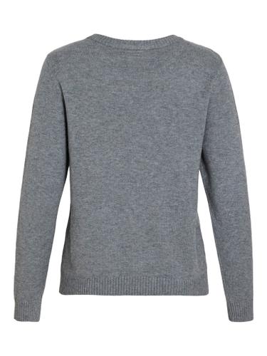VIRIL O-NECK L/S KNIT TOP - NOOS