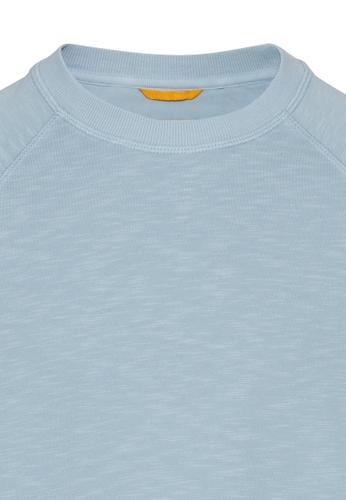 Sweatshirt aus reiner Baumwolle Blau L