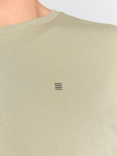 T-Shirt Crewneck Solid Basic L Regular Fit - Light Moss