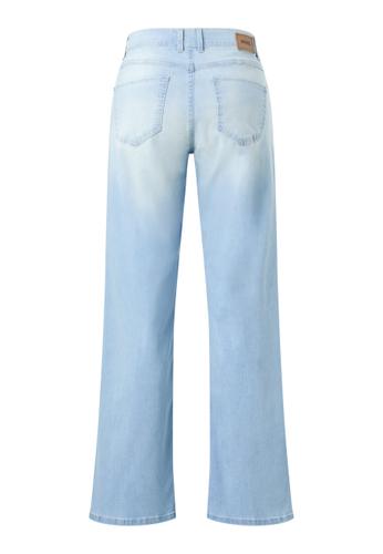 LIZ MODERN 36/28 WIDE LEG - Bleached Blue Used