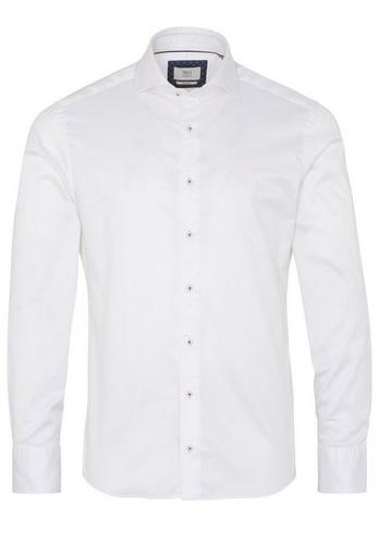Soft Luxury Shirt Twill Langarm 38/Langarm - 67cm SLIM FIT - Weiß