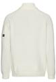 Troyer Pullover aus einem Baumwollmix M Relaxed Fit - Ecru