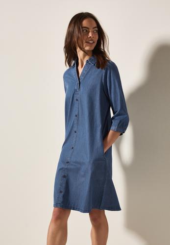 Kleid im Jeanslook L - Mid Blue Wash