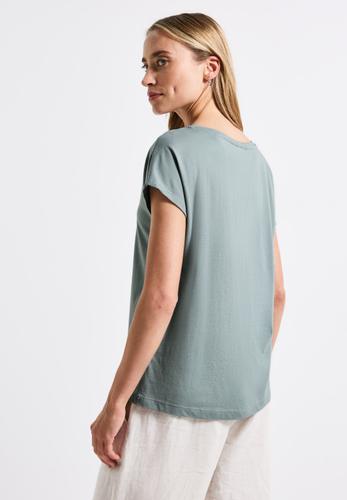 Shirt mit Folien-Wording 42 - Arona Blue