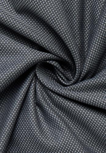 Hemd Dobbydesign Langarm 42/Langarm - 65cm MODERN FIT - Schwarz