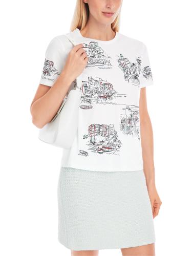 T-Shirt in Bio-Cotton "Rethink Together" 38 - White
