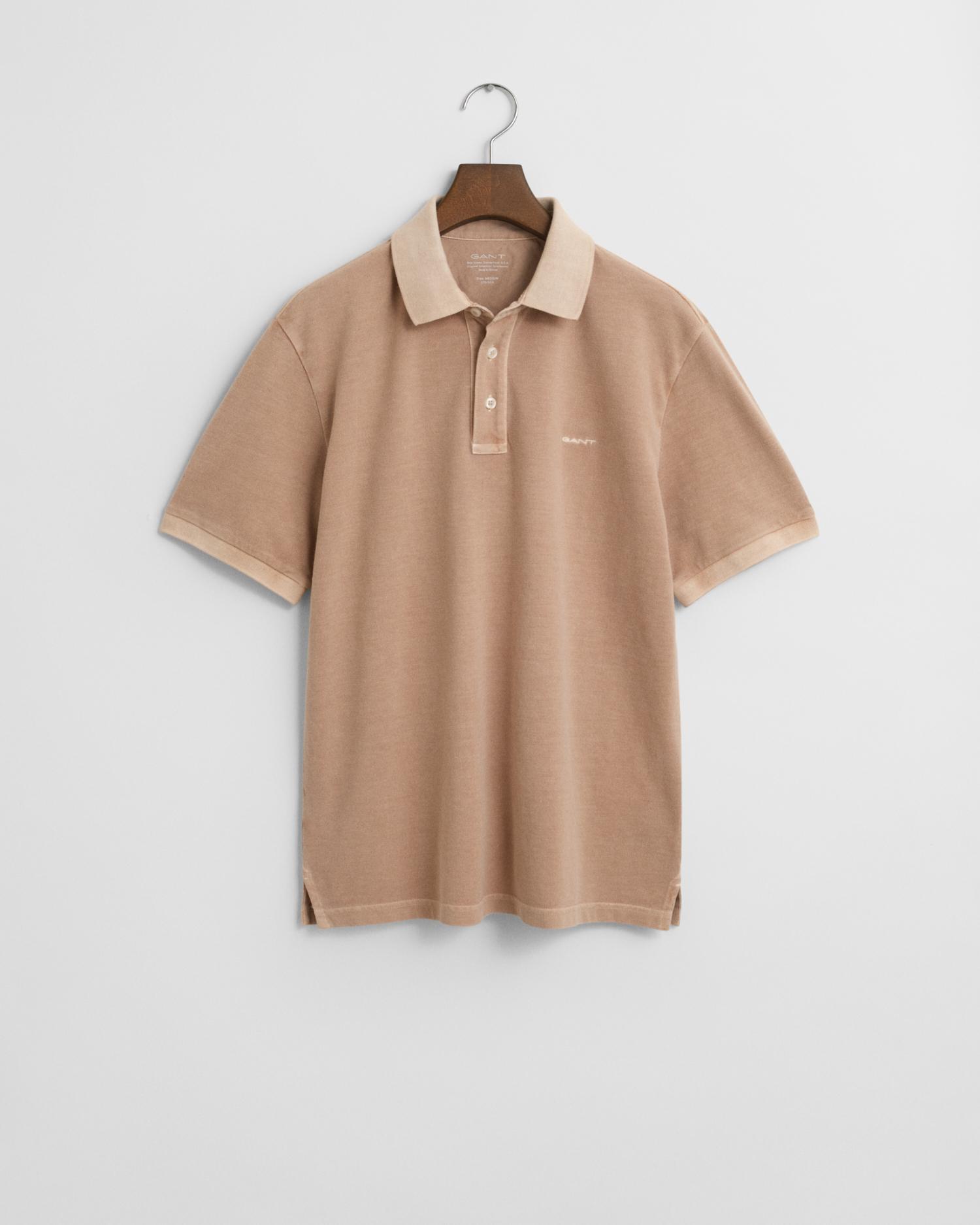 Sunfaded Piqué Poloshirt M - Dry Sand
