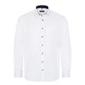 Cover Shirt Twill Langarm 41/Langarm - 65cm MODERN FIT - Weiß