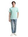 T-Shirt in Melange-Optik XXL Regular Fit - Bright Green Tonal Spacedye