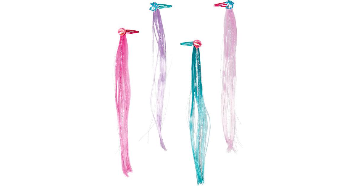 Haarclips mit Glitzersträhnen (4er Set) Nella Nixe Mädchen Kinder