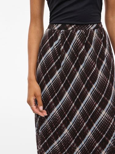 VIDALIANA KIKA HW MIDI PLISSE SKIRT/BFS 38 - Black Beauty