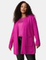 Kuscheliger Long-Cardigan 46 Figurumspielend | Leger - Bright Amazing Pink