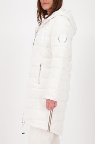 Steppmantel mit Streifen 46 - Cashmere