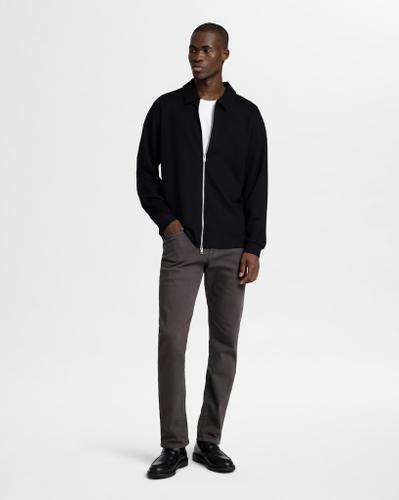 SLHEMANUEL SOFT FULL ZIP SWEAT NOOS Schwarz S