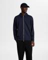 SLHEMANUEL SOFT FULL ZIP SWEAT NOOS Blau S
