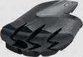 LEKI Nordic Walkingstöcke Smart Tip Pad Onesize in Schwarz