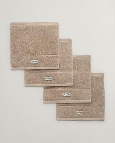 Premium Handtücher 30 x 30 im 4er-Pack 30X30 - Silver Sand