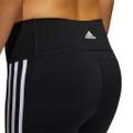 adidas Damen Believe This 2.0 3-Streifen 7/8-Tight XS in Schwarz