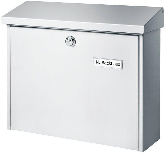 Burg Wächter BURG WÄCHTER Briefkasten »Amsterdam 867 W«, Stahlblech-Briefkastenset