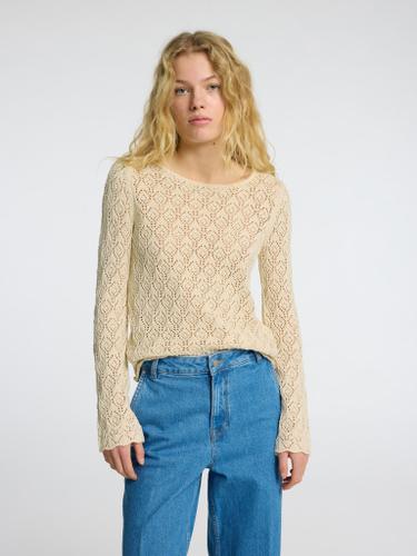 SLFNIVA LS KNIT O-NECK Grau XS