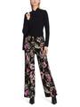 Florales Modell WINDER im Wide Fit 44 - Black