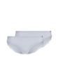 Skiny Damen Rio Slip 2er Pack Classicotton Weiß 36