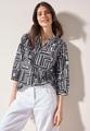 Gemusterte Bluse S - Universal Blue