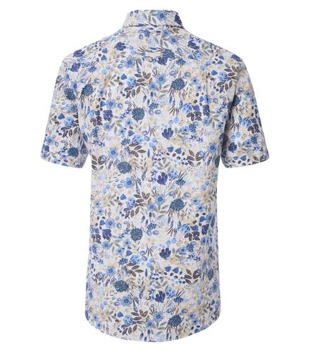 Freizeithemd Kurzarm XXL Comfort Fit - Blau