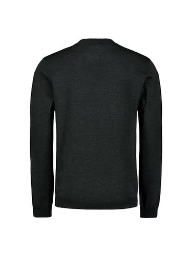 Pullover Crewneck 2 Coloured Melange Grau XL