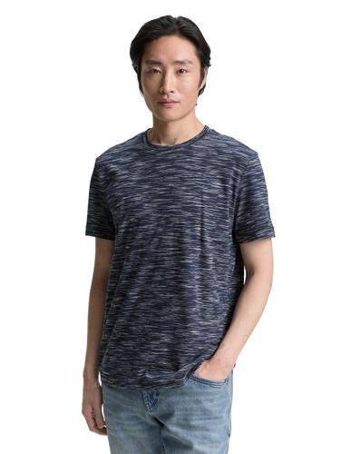 T-Shirt mit Muster XL Regular Fit - Navy Multicolor Inject