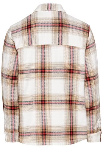 Overshirt mit seitlichen Eingrifftaschen Rot XXL
