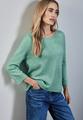 Strickpullover mit Rundhals 36 - Sunlit Green Mel.
