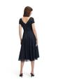 Cocktailkleid 48 Ausgestellt - Dunkelblau/grau