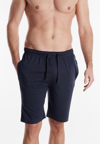 TOM TAILOR Herren Kurze-Hose uni 1er Pack 52 - Blau-dunkel-uni