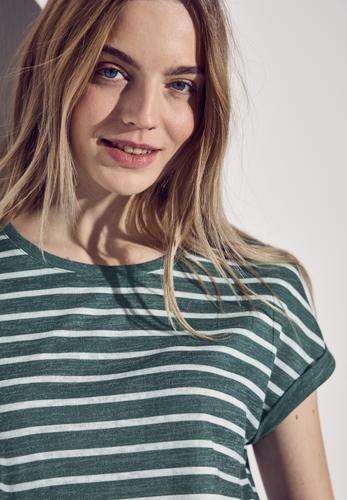 Gestreiftes T-Shirt 36 - Garden Green