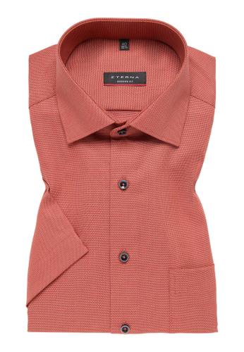 Hemd Kurzarm 41/Kurzarm MODERN FIT - Rusty Red