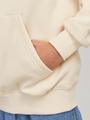 JORISLINGTON BACK SWEAT HOOD SN JNR 152 Locker geschnitten - Antique White
